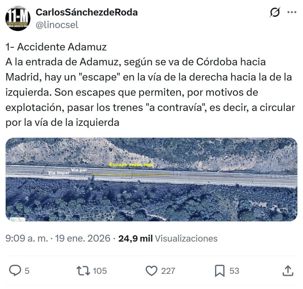 Cronología del accidente de Adamuz.
