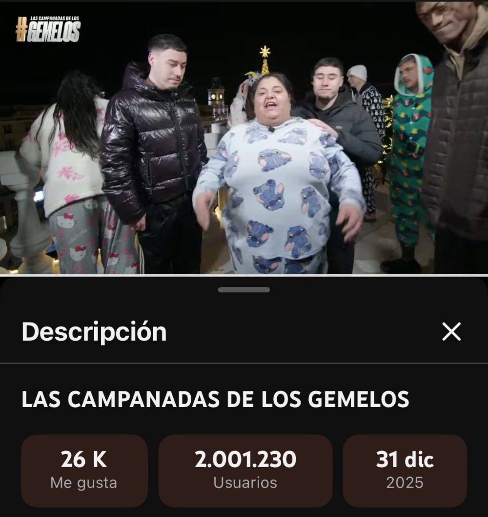 Las campanadas freak de Zona Gemelos han tenido más audiencia durante las campanadas que muchos canales con presupuestos astronómicos.