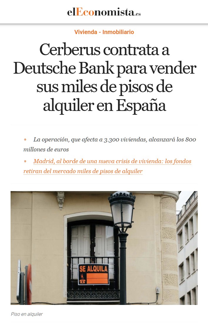 En Madrid el precio del suelo sigue subiendo mientras los alquileres ya llevan dos meses bajando.