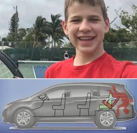 En abril de 2018, Kyle Plush, de 16 años, lamentablemente perdió la vida tras quedar aplastado por el asiento de su monovolumen en Ohio.