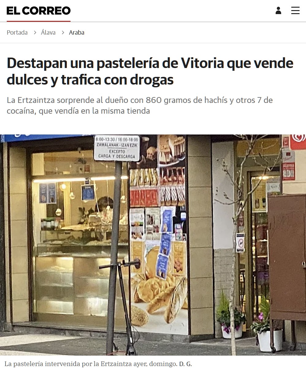 Le pillaron con las manos en la masa.