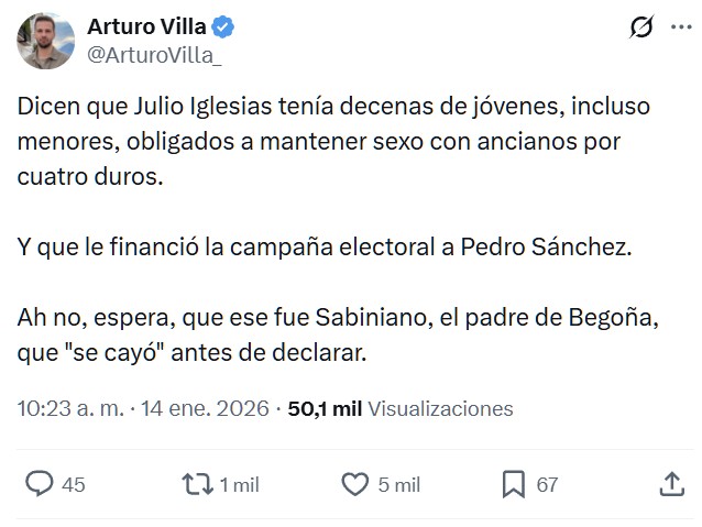 Dicen que Julio Iglesias...