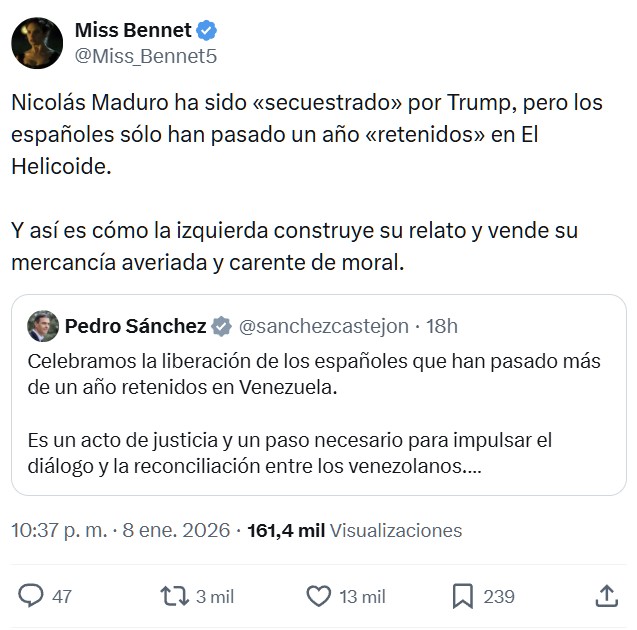 El régimen chavista anuncia la liberación de presos políticos.