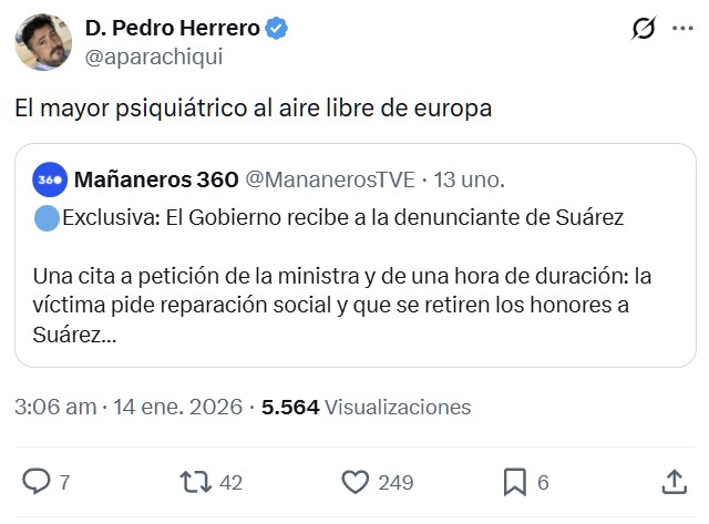 Exclusiva en TelePedro: El Gobierno recibe a la denunciante de Suárez
