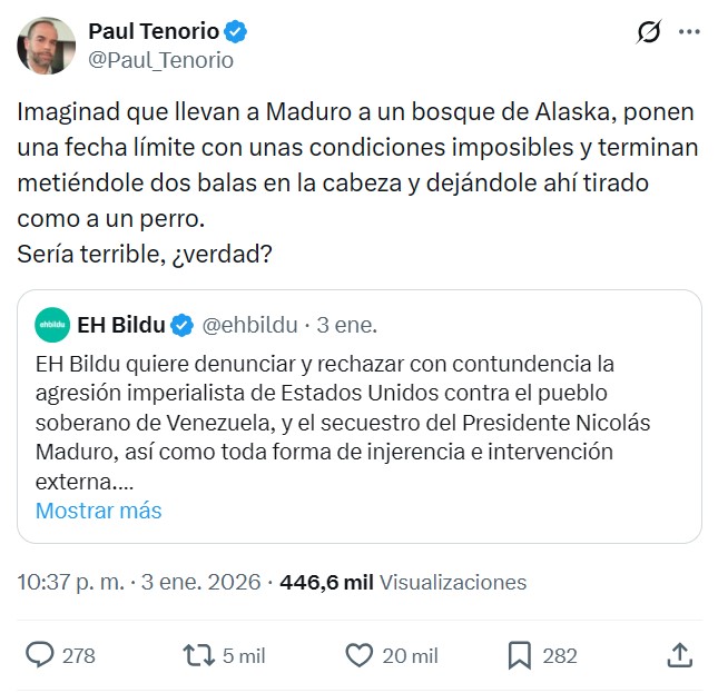 La verdad es que ver a Bildu condenando un secuestro se me hace bola.
