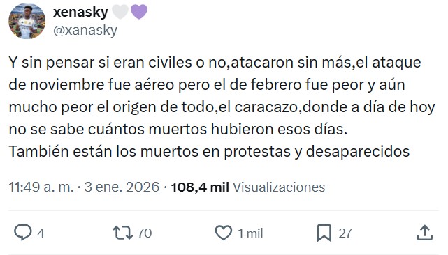 Los defensores de la dictadura venezolana olvidan (convenientemente) que en Noviembre del 92 fueron las tropas leales a Hugo Chávez Frías quienes bombardearon Caracas con su golpe Militar contra el gobierno legítimo de Carlos Andrés Pérez.