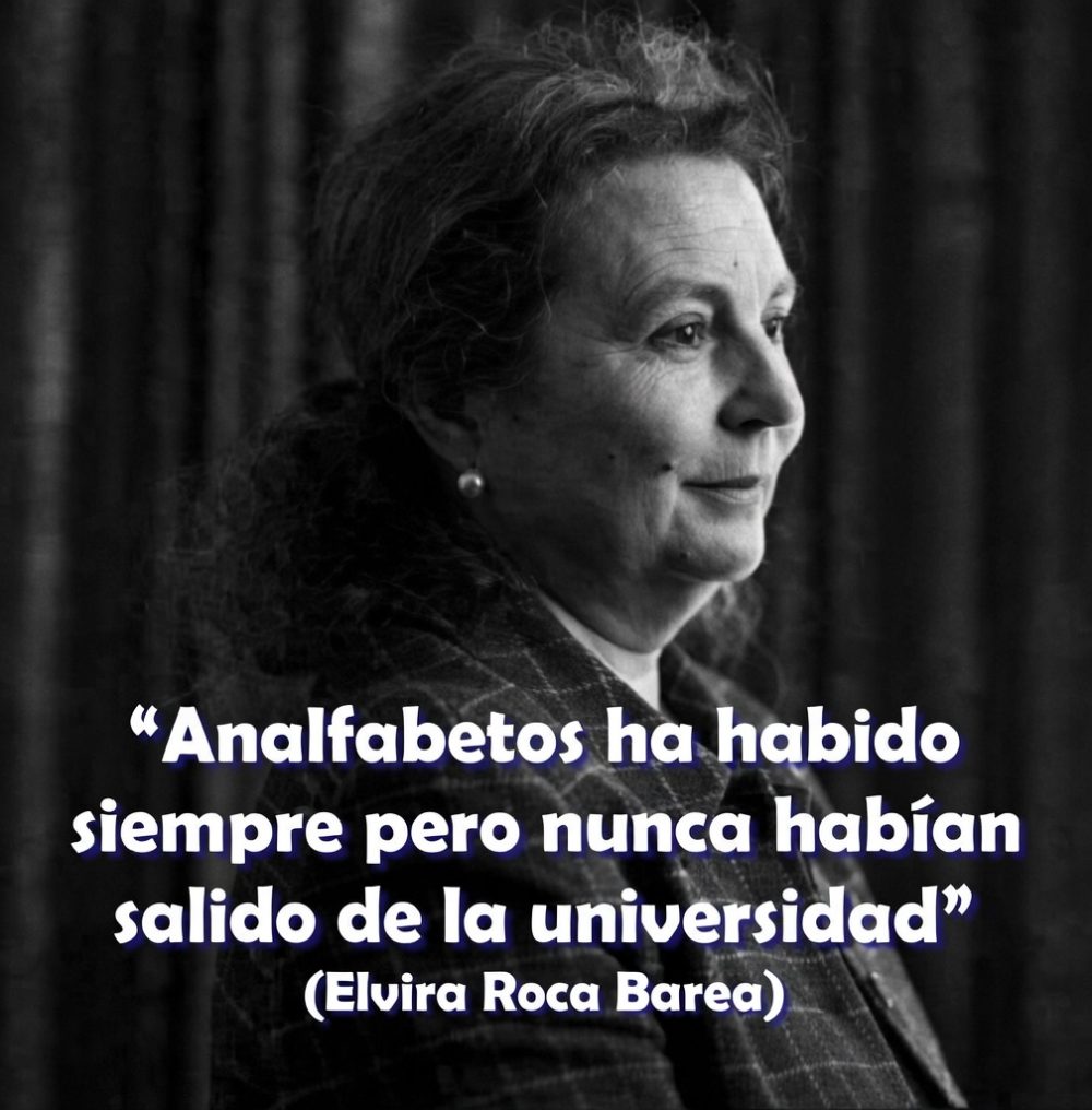 Analfabetos ha habido siempre.