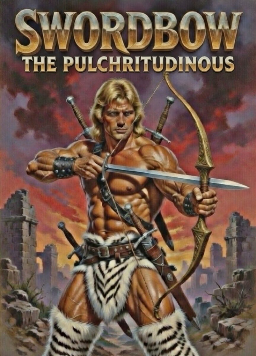 "Le pedí a Grok que hiciera un tráiler de la película de espadas y brujería más loca, sensacionalista e increíble de los años 80 que debería haber existido pero nunca existió".