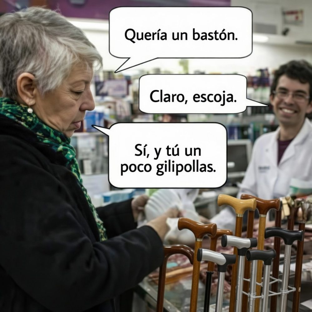 Involuntariamente desagradable.