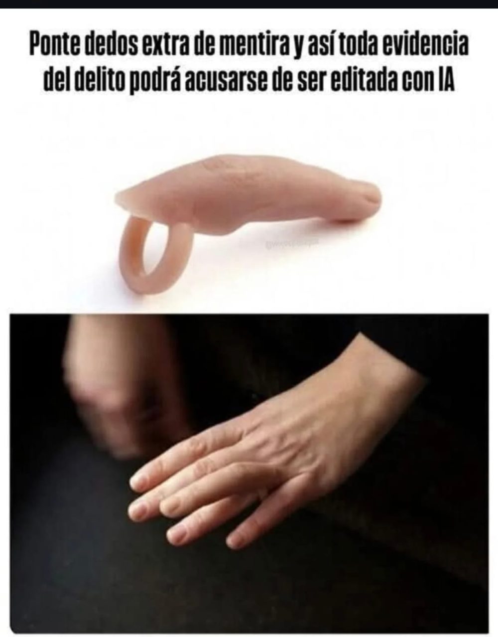 Un truco para ser INIMPUTABLE.