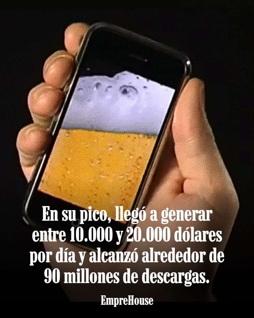 En 2008, cuando el App Store recién daba sus primeros pasos, Steve Sheraton lanzó iBeer: una app de 2,99 dólares que solo simulaba una cerveza en la pantalla del iPhone.