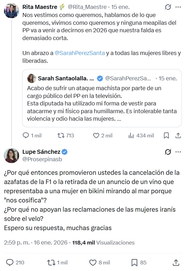 "Nos vestimos como queremos".