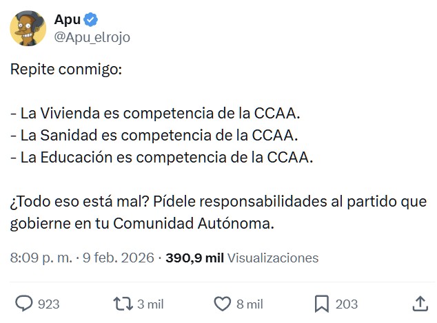 Los méritos son míos, los fracasos son de los demás.