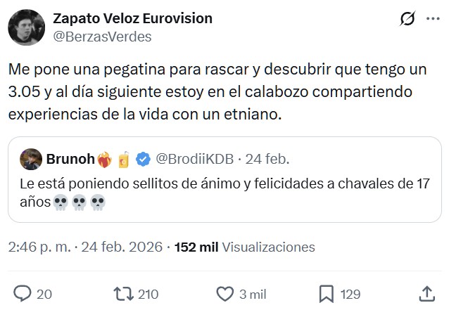 "Últimos sellitos y rascas a 1º de bachiller".