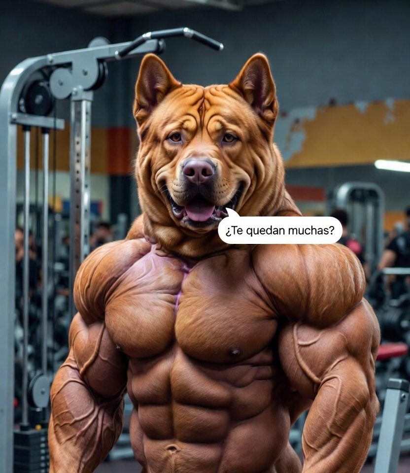 Por si no hubiera suficiente fauna en el gimnasio...