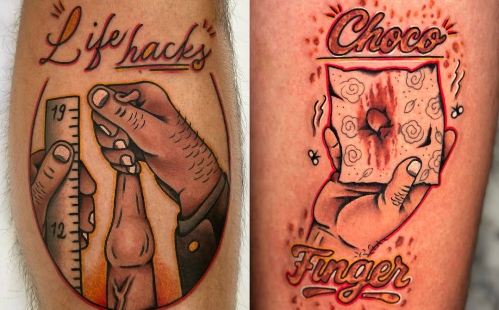 Tatuaje a ciegas.