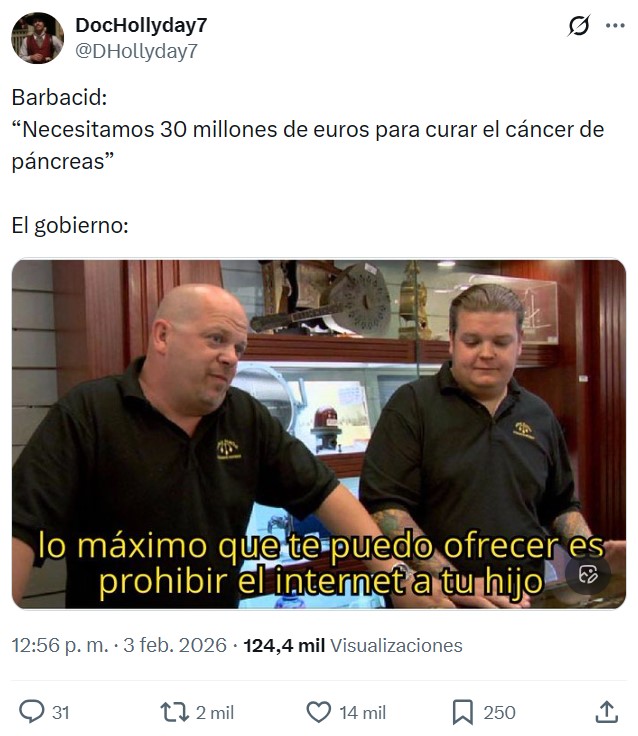 Como el gobierno ha quedado en evidencia con el hecho de que la mayor parte de la inversión del hito contra el cáncer logrado por Barbacid haya sido PRIVADA, han pasado al ataque.