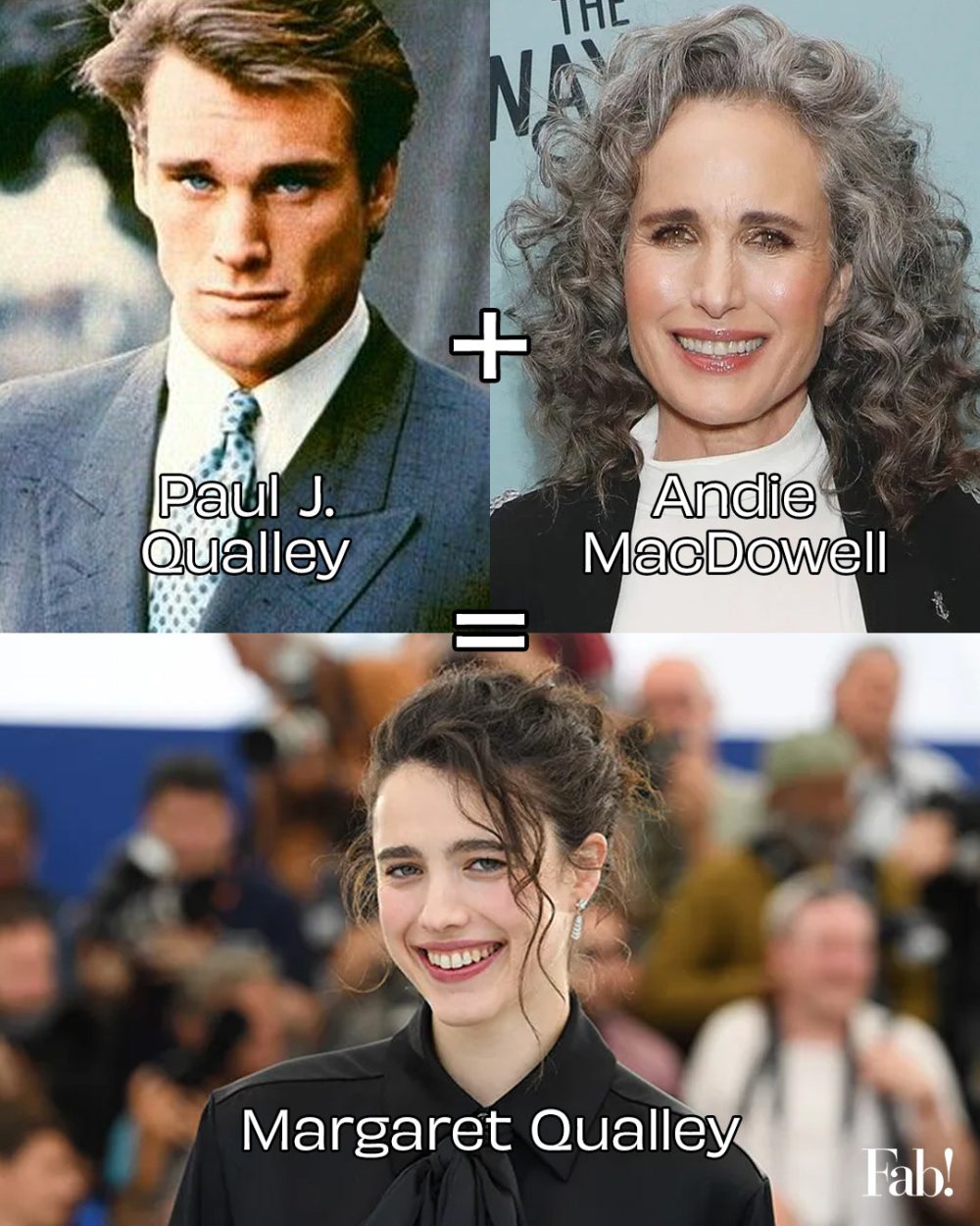 Curiosas mezclas de ADN entre famosos.