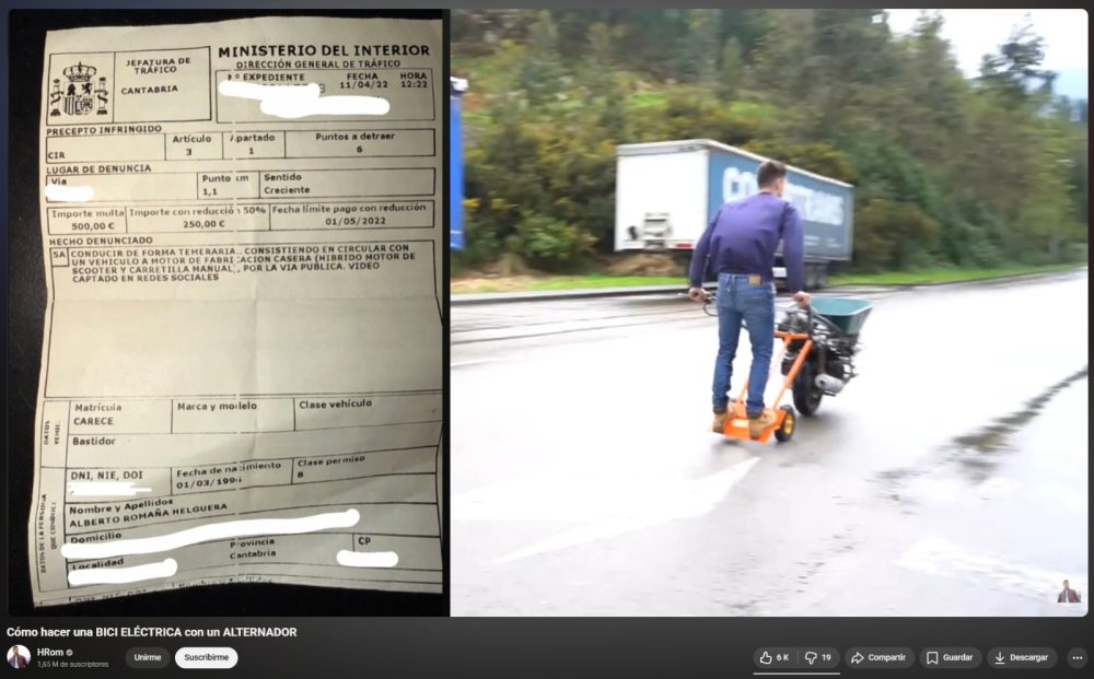 Cómo hacer una bici eléctrica casera.