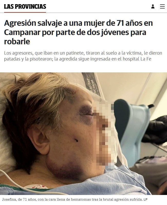 El problema para los que nos están llenando el país de maleantes es que poco a poco va salpicando a más gente.