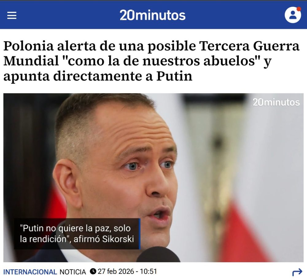 Polonia cree que podríamos vivir una Tercera Guerra Mundial "como la de nuestros abuelos".