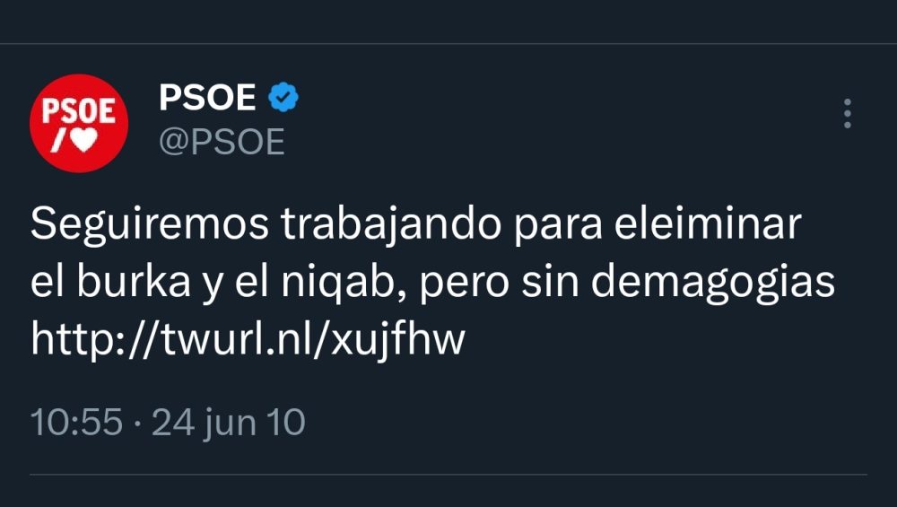 Lo que hace 10 años era super progresista, ahora es de "extrema derecha".
