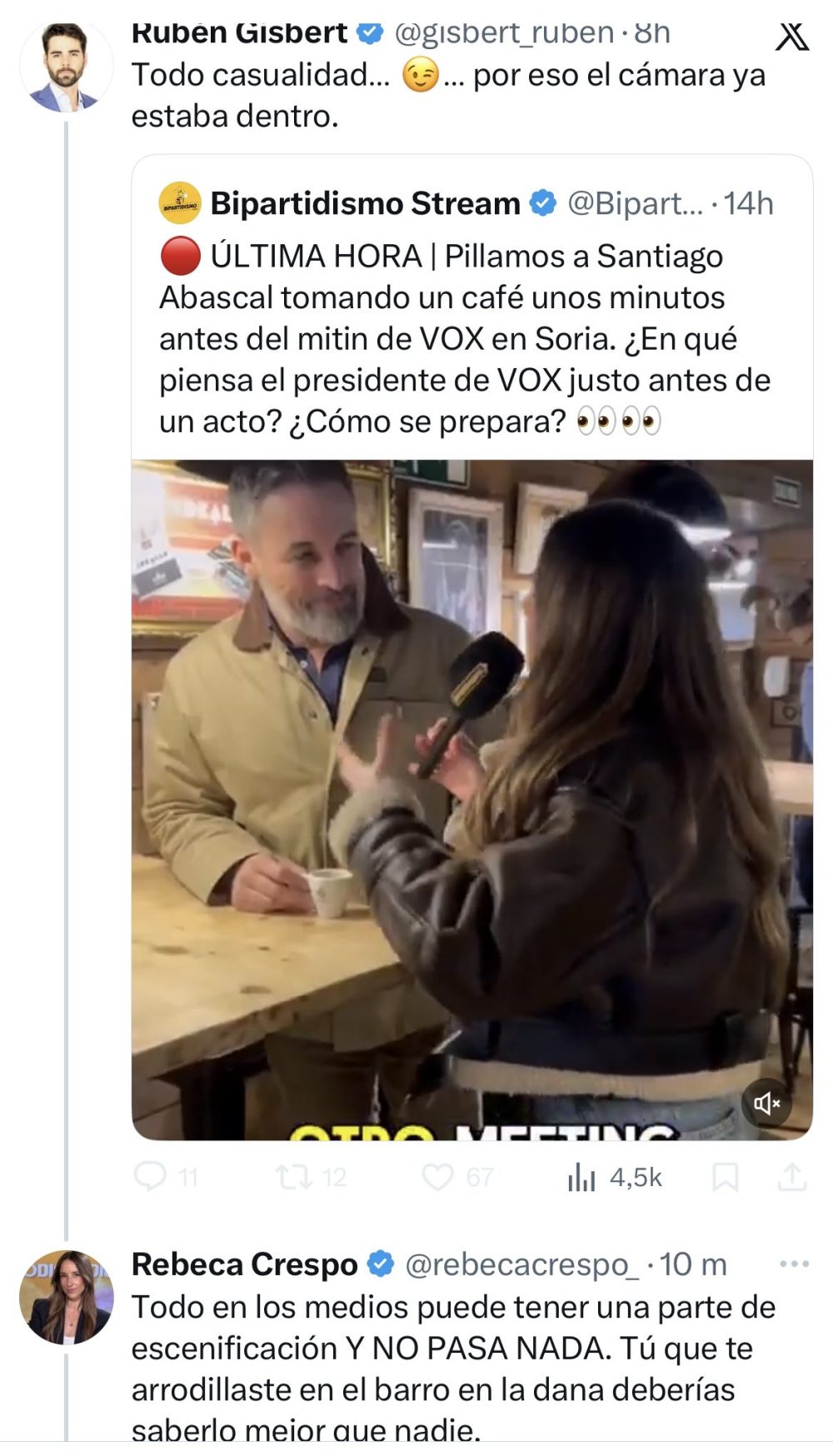 La dejó botando...