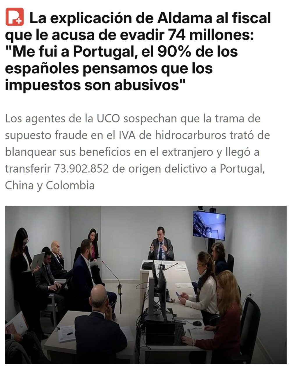 Aldama quiere jugar la carta del Joker.