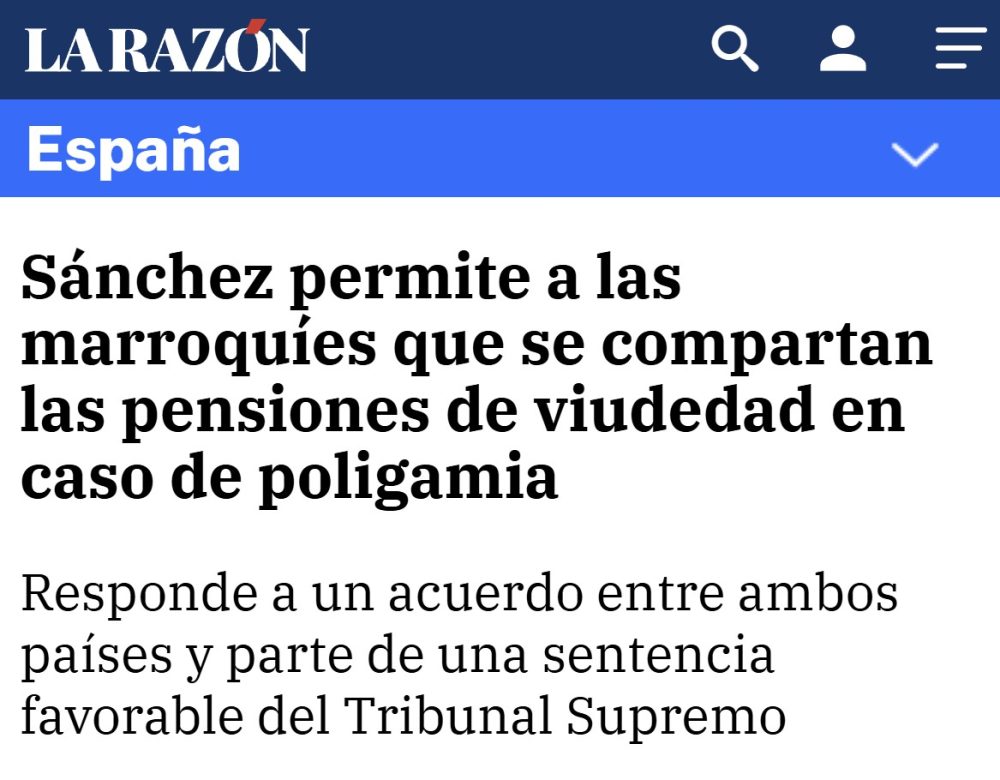 La pensión de viudedad de los marroquíes en España se repartirá entre varias esposas.