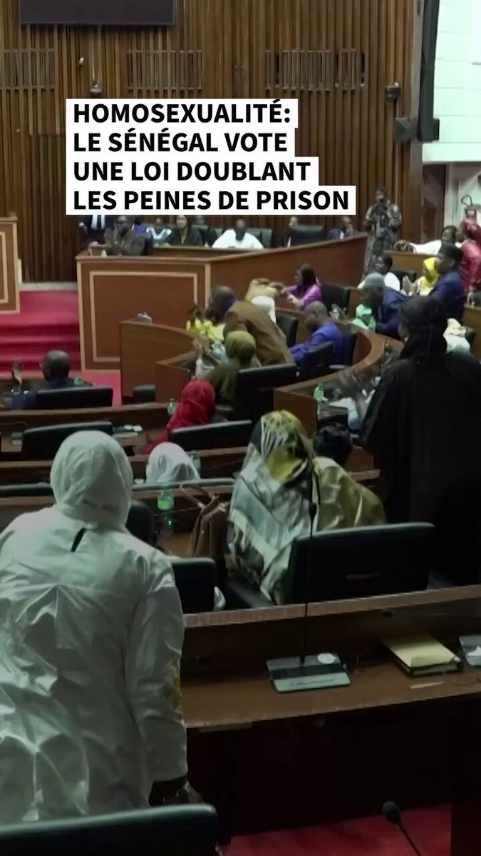 Así celebró el Congreso en Senegal el aumento de las penas de prisión para la homosexualidad: «La homosexualidad no es nuestra cultura».