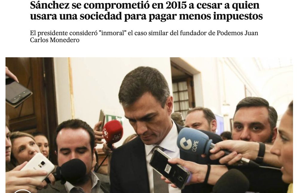 Iceta se ahorra el pago de cuatro impuestos al usar una sociedad para controlar su fortuna inmobiliaria. En total, 27 inmuebles. Sánchez criticó duramente en su día este tipo de estructuras y dijo que cesaría a cualquiera que tuviera una.