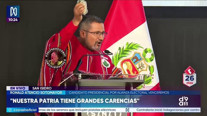El candidato presidencial de izquierda en Perú, propuso legalizar la producción de cocаína para "terminar con la pobreza" en su país.