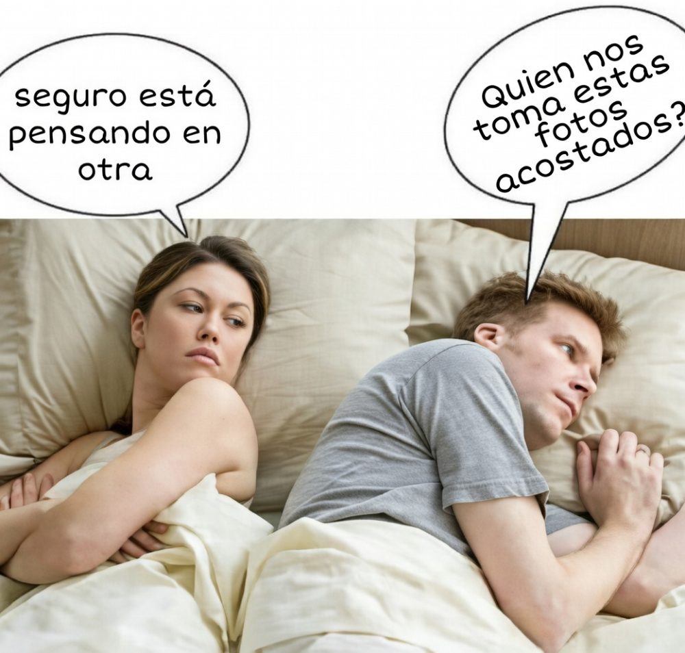 Seguro que está pensando en otra.