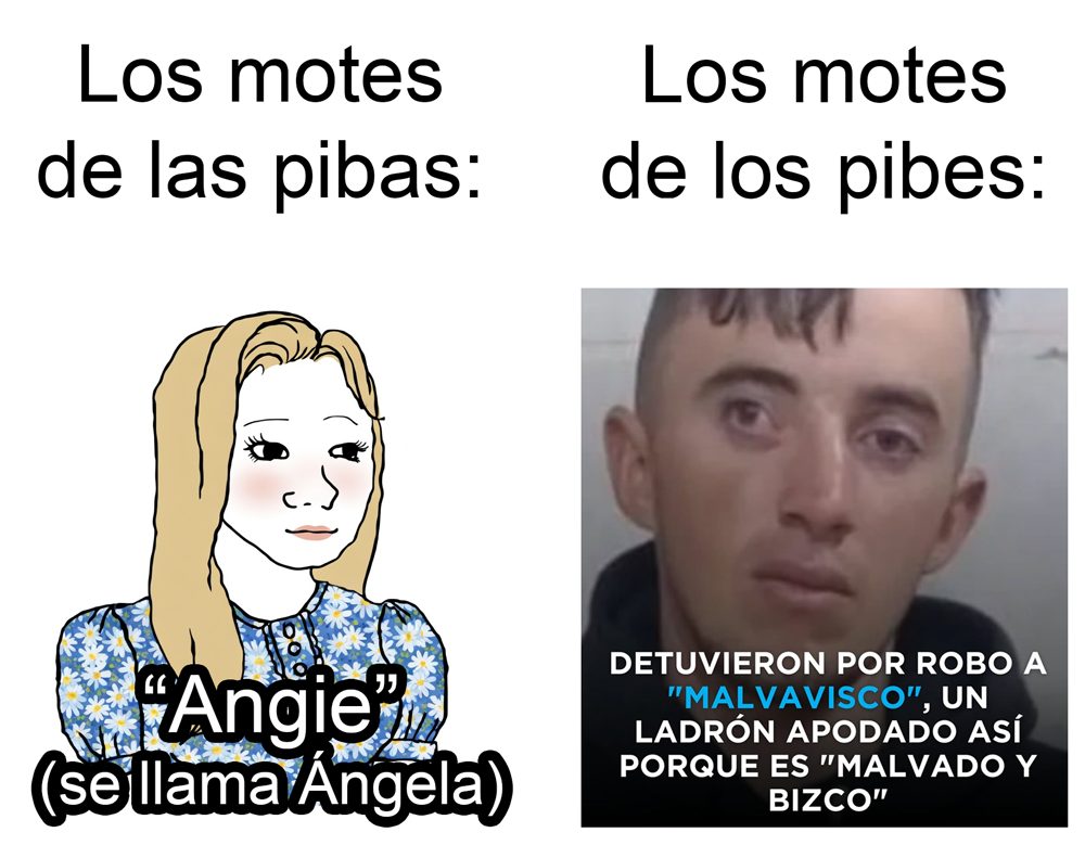 No somos lo mismo.