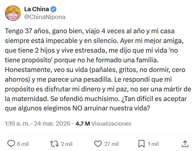 Este tuit ha hecho correr ríos de tinta en Twitter.