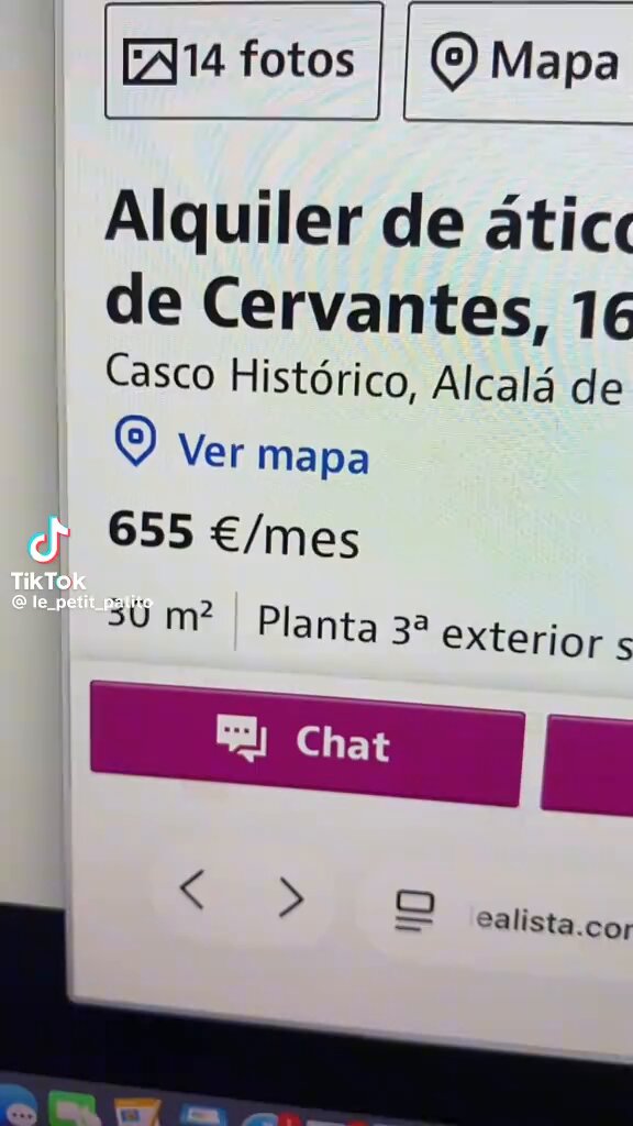 655 euros al mes y tienes el wáter en la cocina, puedes cocinar y Kgar a la vez.
