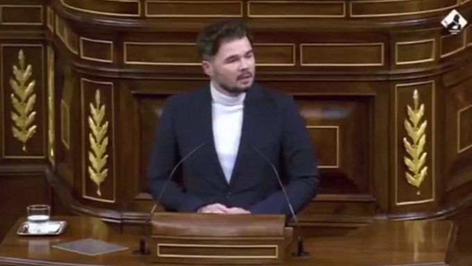 Rufián cuando pedía más MENAS: "Queremos más menores extranjeros no acompañados".