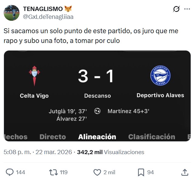 Cuidado con lo que prometes...