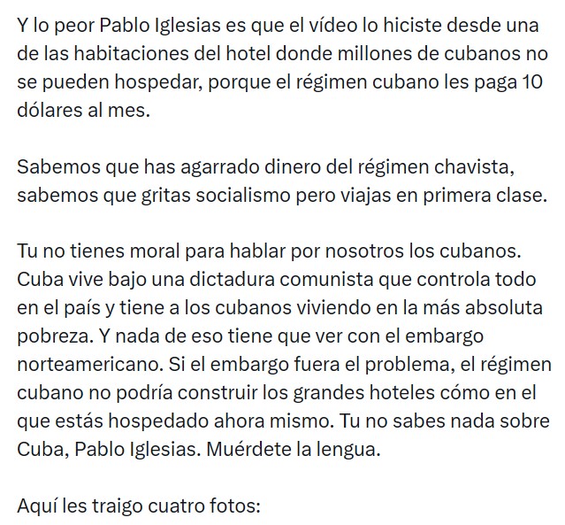La flotilla de la libertad era irse en avión a Cuba para contar, desde un hotel de lujo, que allí la cosa tampoco está tan mal.