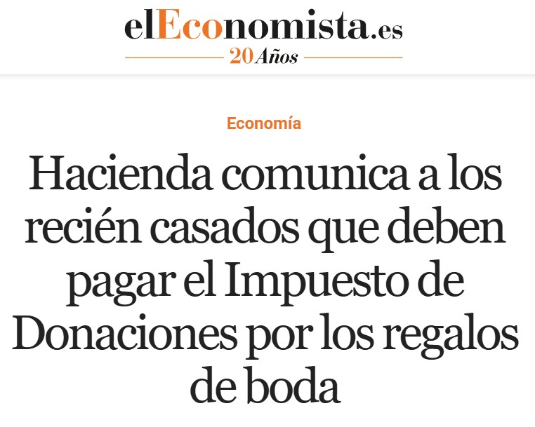 ¿Te casas? Aquí tienes unos regalos para tu novia, para ti y para... HACIENDA.