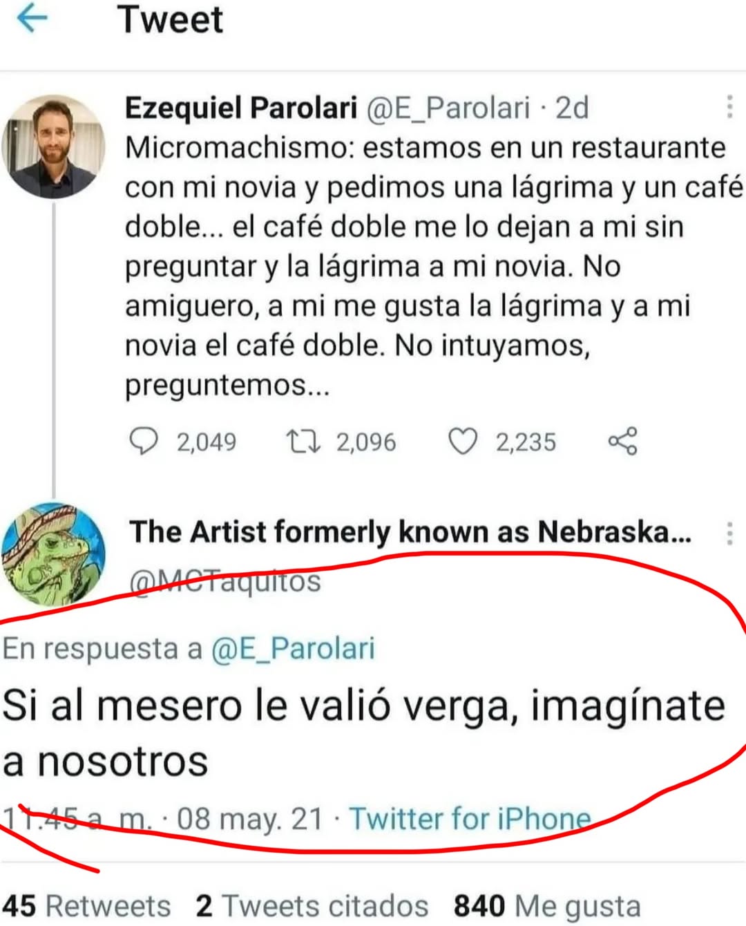 ¿Aún hay gente dando la turra con los micromachismos?