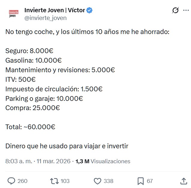 No tengo pelo, y los últimos 10 años me he ahorrado 2000 euros en champú y cortes de pelo.