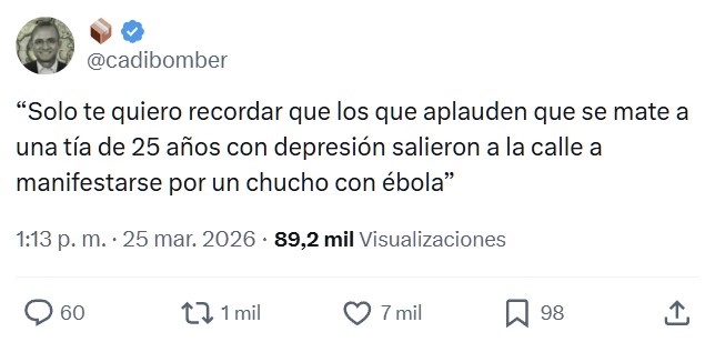 Tema complicado el de los límites de la eutanasia...