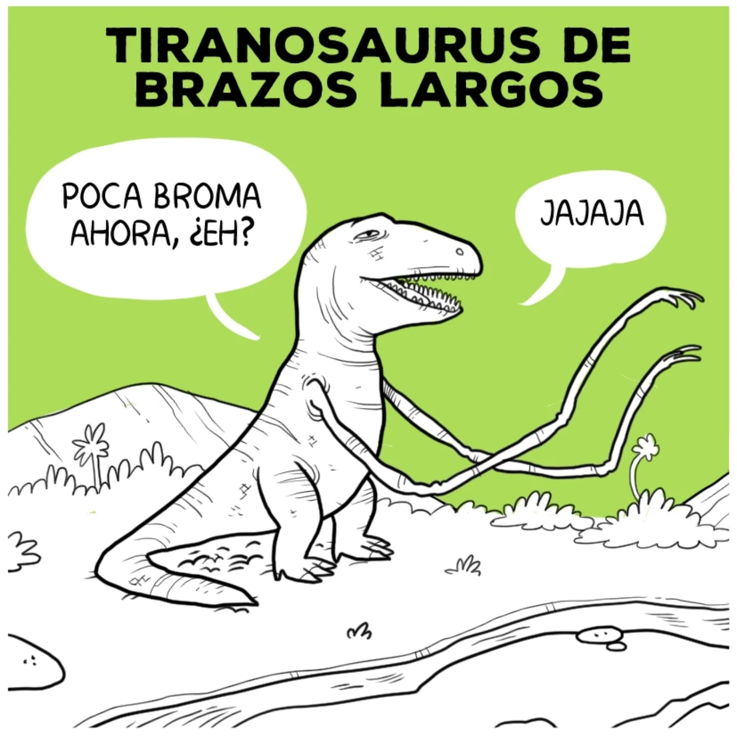 Es científicamente posible que existiera un T-Rex con una mutación que le otorgase brazos larguísimos.