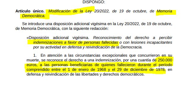 La sección del BOE para radicalizaros de hoy.