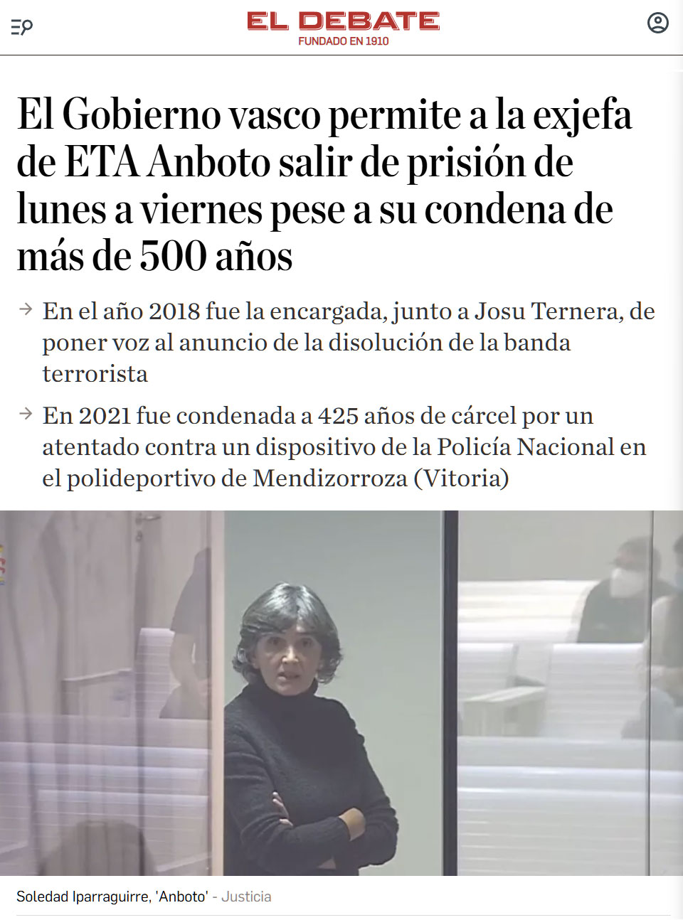 El Black Friday llega a las cárceles españolas: 6 años por 14 asesіnatos (estaba condenada a 717 años).