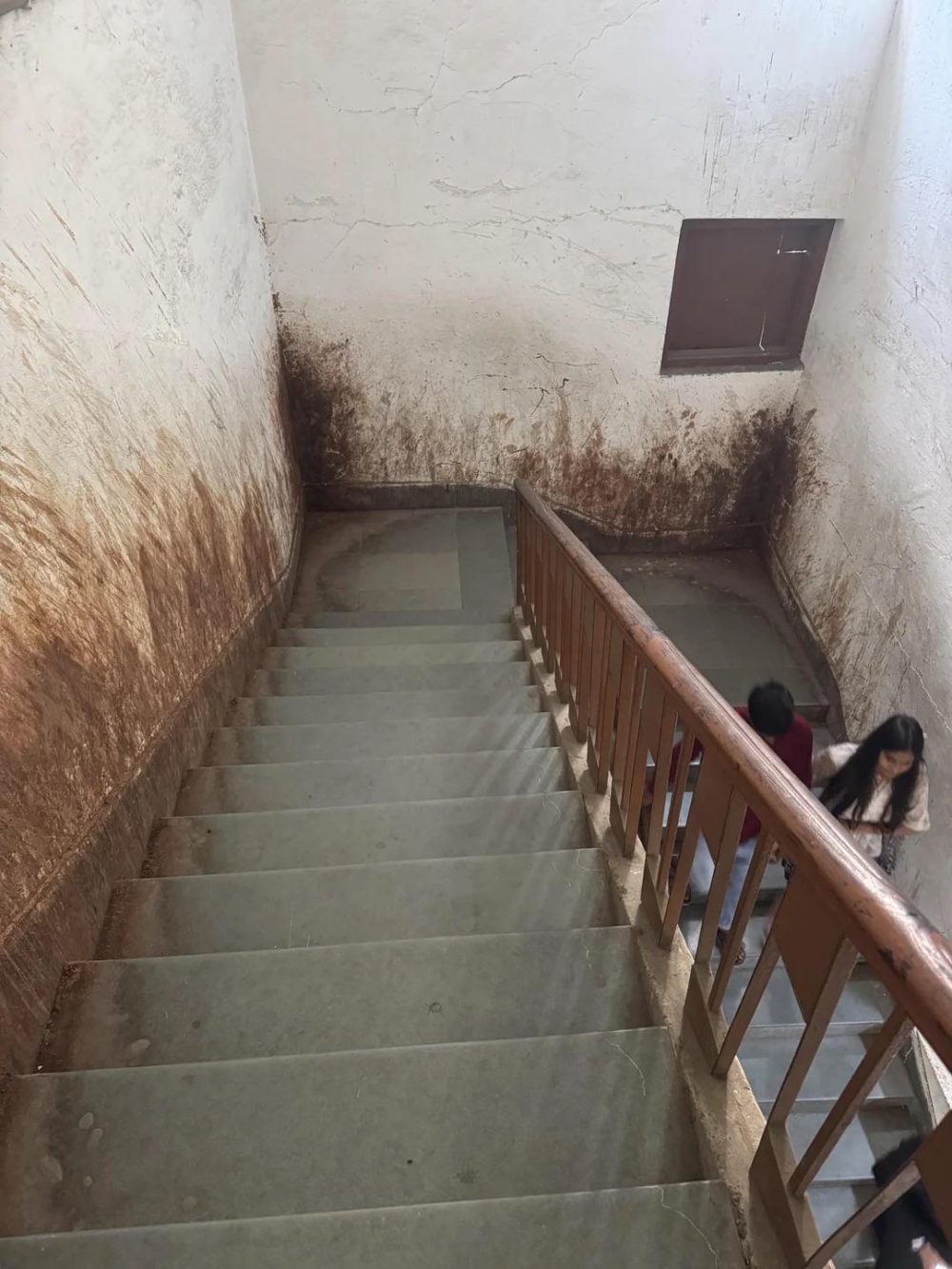 Escalera del Tribunal de Sesiones. Indore, India.