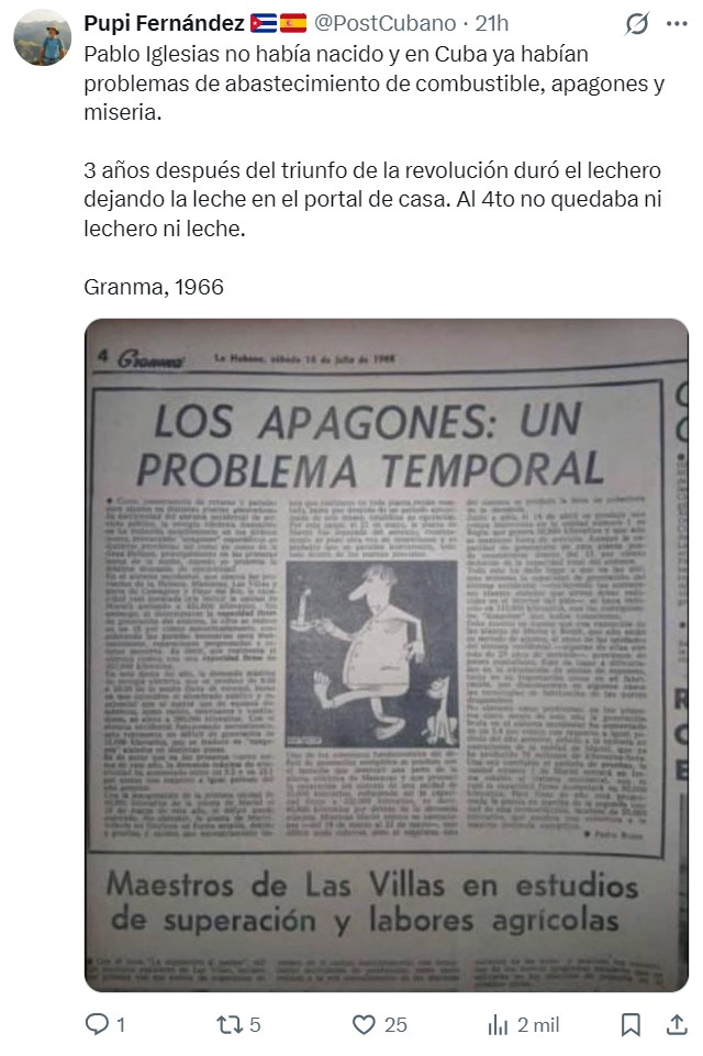 Pablo Iglesias desde Cuba: “Si el socialismo es un fracaso, ¿por qué lo bloquean y no le dejan que fracase solo?”