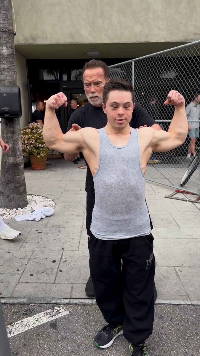 Never forget cuando Arnold le dijo a un chaval con Síndrome de Down que tenía "buena genética".