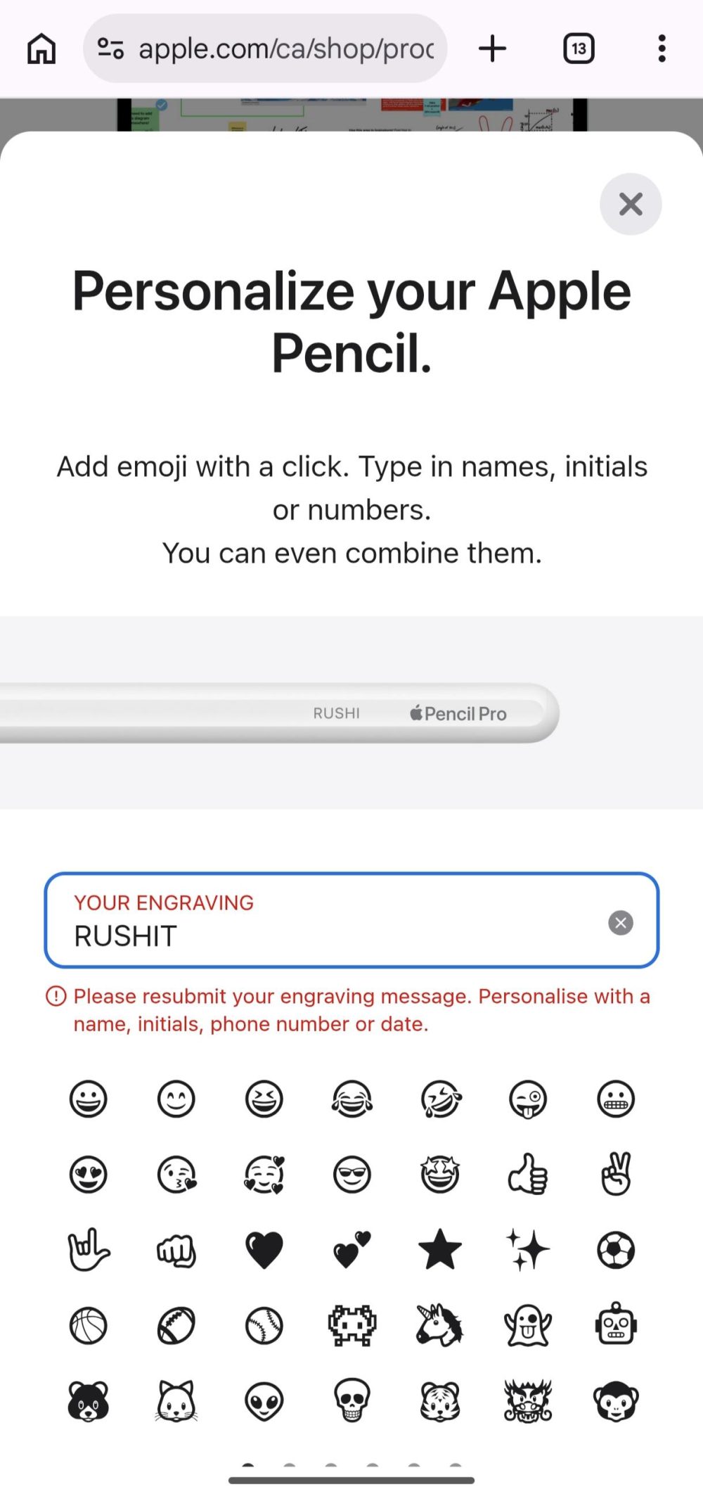 "Rushit" no puede usar su nombre en varias plataformas porque contiene la palabra "SHlT"